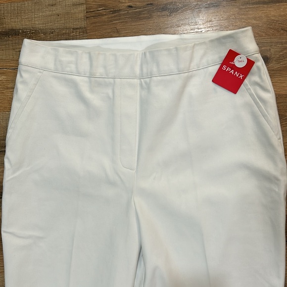 SPANX WOMENS KICK FLARE PANT SIZE LARGE TALL WHITE NEW - Picture 3 of 12